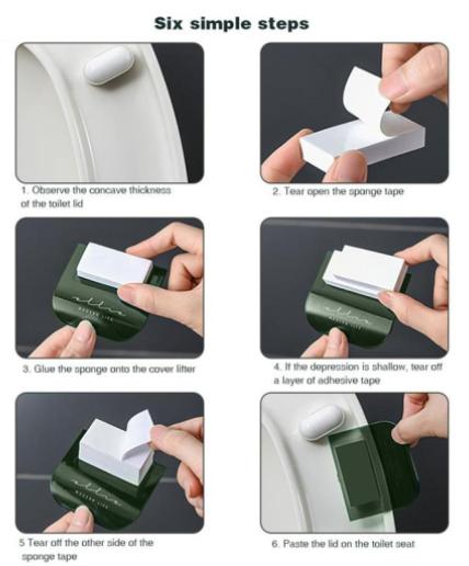 Toilet Seat Lifter- Plastic Toilet Seat Lifter Avoid Touching Toilet Lid(Pack of 2,Assorted Colors)